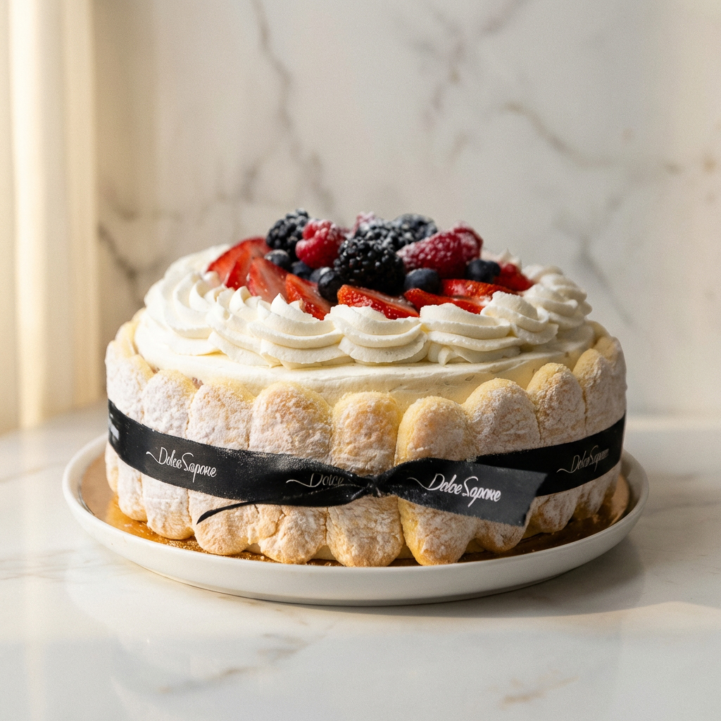 Gateau fruits des bois creme legere